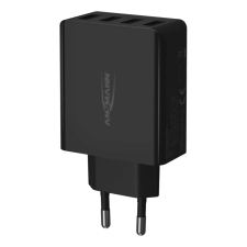Ansmann HC430 Hálózati 4xUSB töltő - Fekete (30W) (1001-0107) mobiltelefon kellék