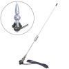  Antenna spirálos króm 50cm JBA-305