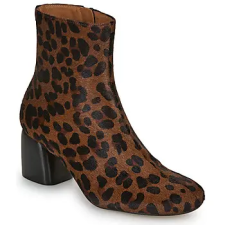 Anthology Paris Bokacsizmák LAENA LEOPARD Barna 39 női csizma, bakancs