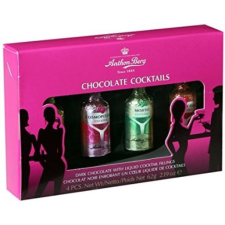  Anthon Berg Koktéllal Töltött Étcsokoládé Üvegek 62g (4db-os) csokoládé és édesség