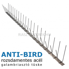  Anti-Bird 2 soros rozsdamentes acél galambriasztó tüske 1m madáreledel