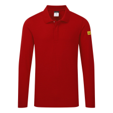  Anti-Static ESD Polo Shirt L/S munkaruha