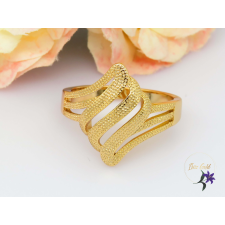  Antiallergén divatos gyűrű -18K gyűrű