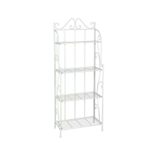  Antik fehér polcos szekrény 4 polccal bútor