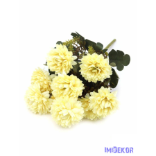  Antik krizantém csokor 9 fejes 38cm - Törtfehér dekorációs kellék