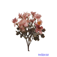  Antik színű kis csokor 28cm 3353 - Rózsaszín dekorációs kellék