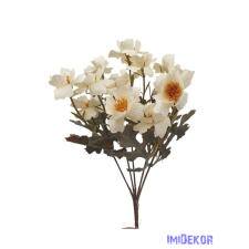  Antik színű kis csokor 28cm 3353 - Törtfehér dekorációs kellék