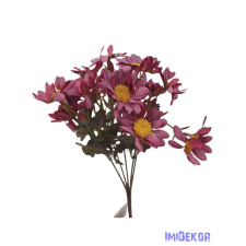  Antik színű kis csokor 28cm - Mályva dekorációs kellék