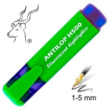 ANTILOP H500 nagy tartályos vágott hegyű szövegkiemelő, neon zöld filctoll, marker