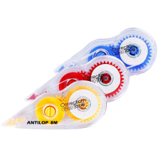 ANTILOP Hibajavító roller 5mmx8m eldobható Compact áttetszó test vegyes színekben (ANT0202) (ANT0202) hibajavító