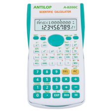 ANTILOP Számológép tudományos 240 funkciós türkiz kék Antilop A-8200C számológép