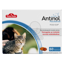 Antinol takarmánykiegészítő kapszula macskáknak 60 db vitamin, táplálékkiegészítő macskáknak