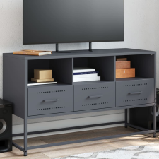 antracitszürke acél TV-szekrény 100,5x39x60,5 cm bútor