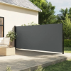  antracitszürke behúzható oldalsó napellenző 160 x 500 cm