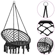  antracitszürke függőszék 80 cm kerti bútor