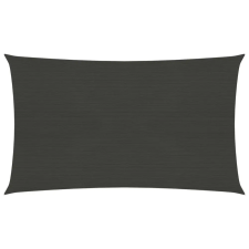  antracitszürke HDPE napvitorla 160 g/m² 5 x 8 m kerti bútor