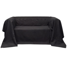  Antracitszürke mikro-velúr kanapéhuzat védő 270 x 350 cm lakástextília