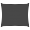  Antracitszürke téglalap alakú oxford-szövet napvitorla 6 x 7 m