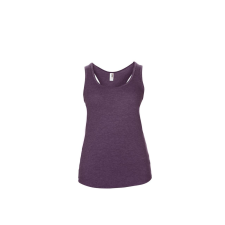 ANVIL Női sporthátú trikó, Anvil ANL6751, ívelt aljjal, Heather Aubergine-S női trikó