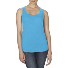 ANVIL Női sporthátú trikó, Anvil ANL6751, ívelt aljjal, Heather Caribbean Blue-L