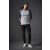 ANVIL Póló Anvil férfi, heather blue/heather grey, XS
