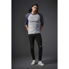 ANVIL Póló Anvil férfi, heather grey/heather navy, M
