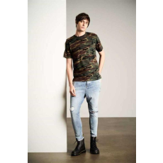 ANVIL Póló Anvil terepmintás unisex, camouflage sand, M