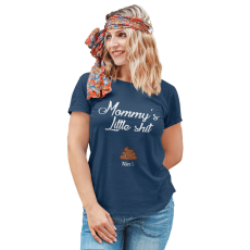  Anya és kicsi kakijai - Személyre Szabható - Női Póló