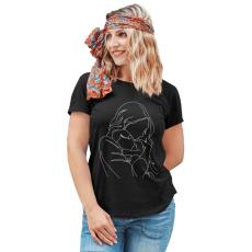  Anya és újszülöttje - Női Póló