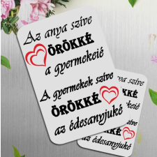  Anya szíve hűtőmágnes - Ajándék anyának hűtőmágnes