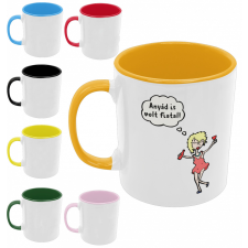  Anyád is volt fiatal (Személyre szabható) - Színes Bögre bögrék, csészék