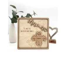  Anyák napi megszemélyesített puzzle fa ajándéktábla dekorációs kellék
