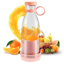 AOVO mini Hordozható turmixgép, 350 ml, USB, rózsaszín turmixgép