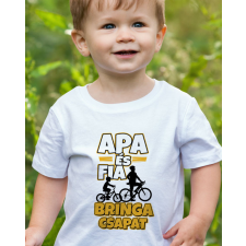  Apa fia ajándékok - Bringa csapat gyerek póló gyerek póló