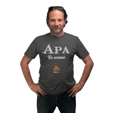  Apa kis szarosai (Személyre szabható) - Férfi Póló férfi póló