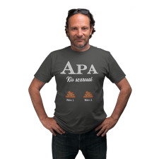  Apa kis szarosai (Személyre szabható) - Férfi Póló férfi póló