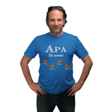  Apa kis szarosai (Személyre szabható) - Férfi Póló