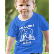  Apa-lánya ajándék - Apa és lánya horgásztársak póló gyerekeknek