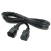 APC C13/C14 2.5m Fekete 2,5 M C14 csatlakozó C13 csatlakozó (AP9870)