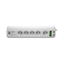 APC túlfeszültségvédő - PM5U-GR (Essential SurgeArrest, 5 aljzat, 5 V, 2,4 A, 2 port, USB-töltő, 230 V) hosszabbító, elosztó