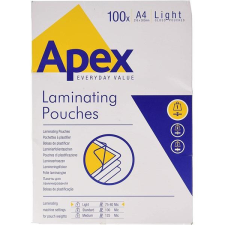 Apex Light A4 75-80mic 100db-os meleglamináló fólia lamináló fólia