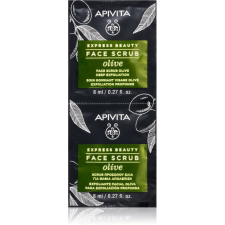 Apivita Express Beauty Olive intenzív tisztító peeling az arcra 2 x 8 ml arcpakolás, arcmaszk