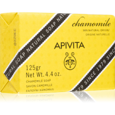 Apivita Natural Soap Chamomile tisztító kemény szappan 125 g szappan