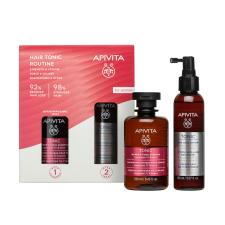 Apivita szett Hajhullás elleni Womens sampon+lotion (250ml+150ml) kozmetikai ajándékcsomag