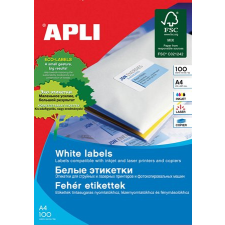 APLI 105x148 mm Univerzális etikett 100 etikett/csomag etikett