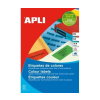 APLI 105x37mm színes zöld 320db/cs