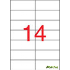 APLI 2 pályás etikett 105 x 424 mm 1400 etikett/csomag etikett