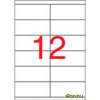 APLI 2 pályás etikett, 105 x 48 mm, 1200 etikett/csomag