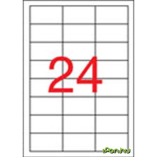 APLI 3 pályás etikett 646 x 338 mm eltávolítható 2400 etikett/csomag etikett