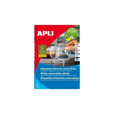 APLI 48.5x25.4 mm univerzális etikett, eltávolítható 4400 darab (LCA03054) etikett